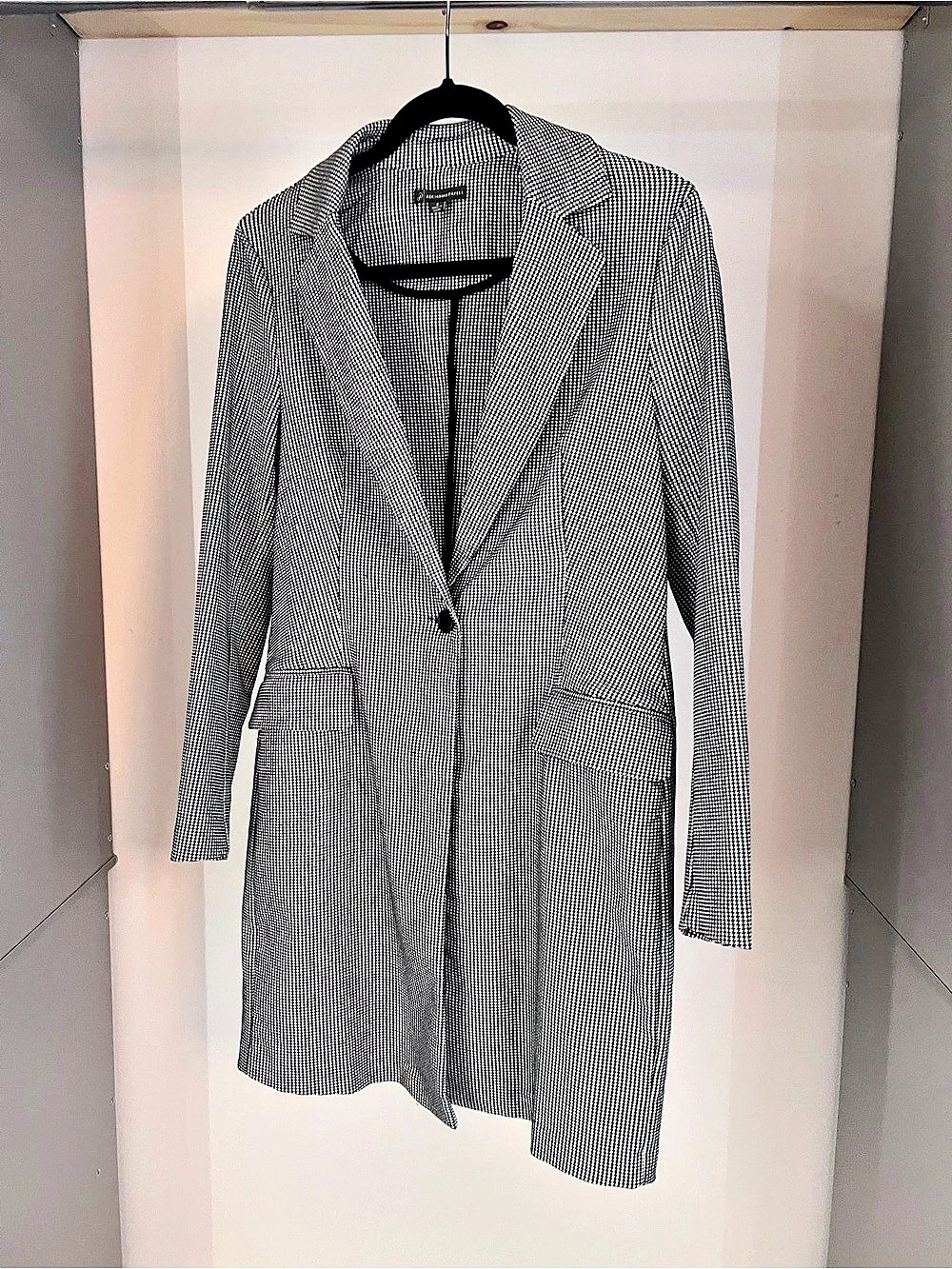Adrianna Papell Houndstooth Jacquard Jacket